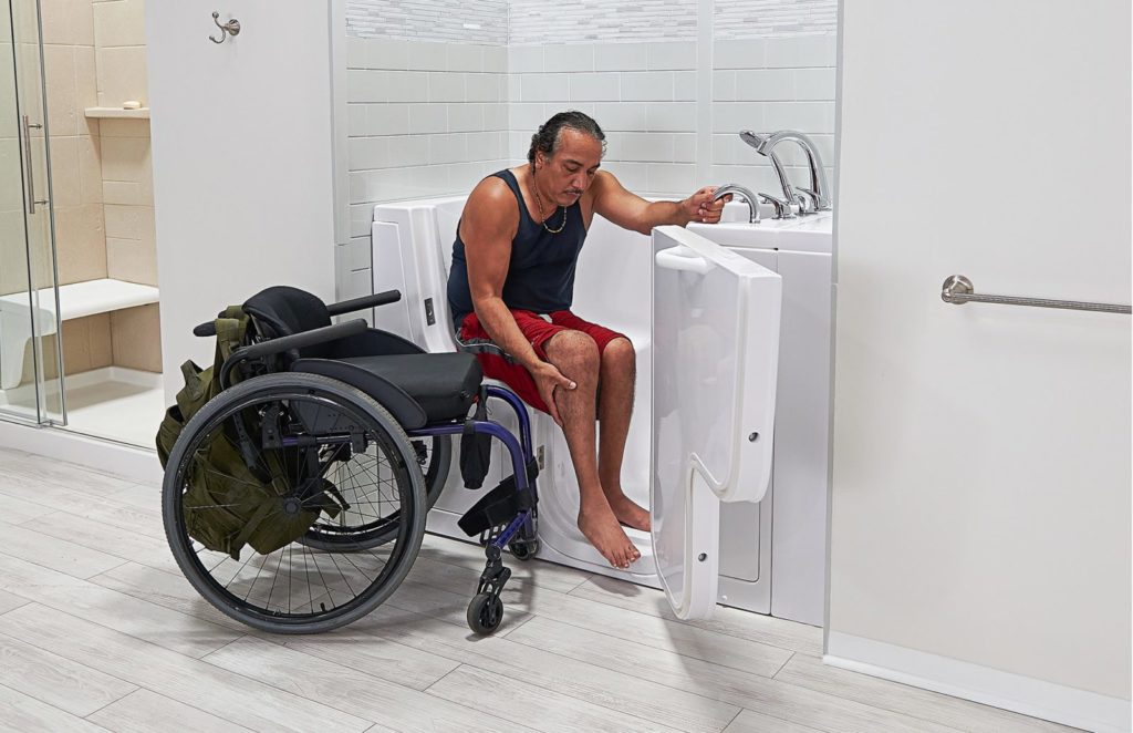 handicapped accessible walk-in tub