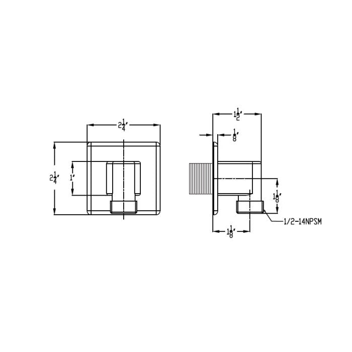 Wall Supply Elbow - Image 2